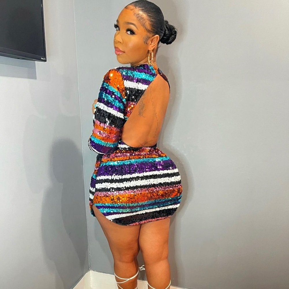 Rainbow Sequin Party/Birthday Dress